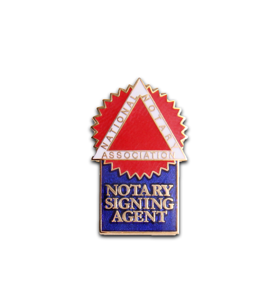 Notary Signing Agent Lapel Pin
